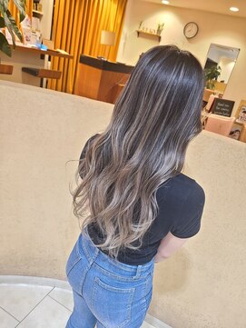 ローザシード(ROZA seed) バレイヤージュ×ミルクティーグレージュ