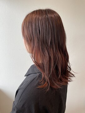 サラ ビューティー サイト 古賀店(SARA Beauty Sight) オレンジベージュ/ミディアムレイヤー