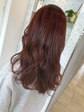 トッカ 中目黒店(tocca) ☆ブリーチなし！！ワインレッドカラー♪♪☆