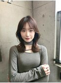 イメチェン前髪小顔こなれミディ_表参道/原宿