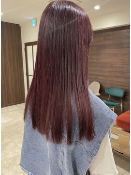 ジャム(Jam) 切りっぱなしロブ×ピンクカラー★中村大輔