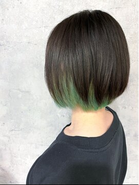 シエルブルー(ciel bleu) インナーカラーグリーン