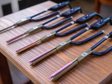 バーバーコマ(BARBER KOMA)の雰囲気（お客様の魅力を引き出す、こだわりの仕事道具）
