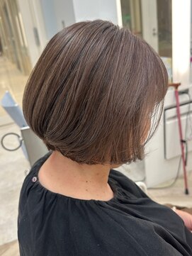 ヘアーアンドメイク ニューヨークニューヨーク 姫路店(Hair&Make NYNY) 白髪ぼかし/グラボブ/グレージュカラー