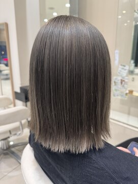 アヴァンス 深井店(AVANCE.) グレージュ×外ハネボブ