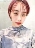Aimee 町田　チェリーピンク×ショートボブ