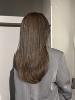 ビューズ(VIEWS)&nbsp;ブリーチなしダブルカラーオリーブベージュ艶髪美髪ロング