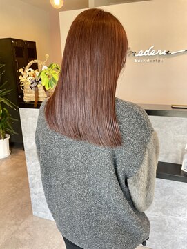メデル(mederu) ブリーチなしカラーピンク透け感カラーダブルカラー20代30代40代