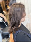 極細白髪ぼかし