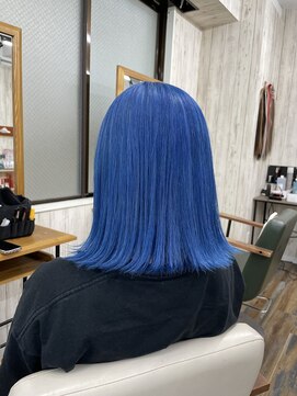 ヘアスタジオワン 藤沢店(HAIR STUDIO ONE) ブルー