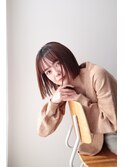 大人ボブ×シースルーバング×お洒落ボブ