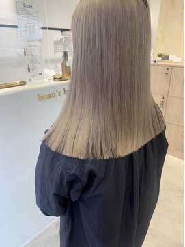 ビューバイネオリーブ 用賀店(Beau'r by neolive) 黒髪ボブルフネビージュ小顔ワンレン《用賀》