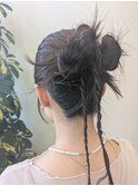 カチモリヘアセット  　　　ー毛先ツイストー