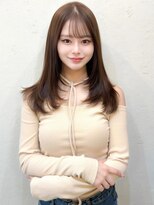 セルカ 新宿(CERCA)&nbsp;新宿韓国風ミディアムレイヤーバブみスタイル☆/トレンドカラー