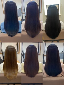 ランガリ ヘアアンドスパ(Rangali Hair&Spa)の写真/【別府/髪質改善】髪への負担が少ない弱酸性の薬剤使用◎思わず触りたくなる艶髪ストレートをご体感☆