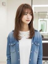 エールバイボヌール(Ere by Bonheur)&nbsp;【西梅田】レイヤーカット白髪ぼかしベージュ