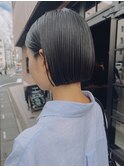 冬ミニボブ◎小顔見せ×暗髪透明感20代30代