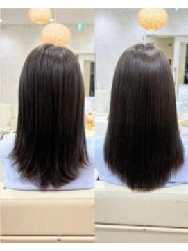 シンシア 銀座(sinsia) 20代　繊細な髪質も柔らかく艶のある仕上がりに