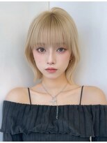 サンドパールス 仙台店(sand PALCE)&nbsp;髪質改善/大人ガーリー/似合わせカット/ショートボブ前髪/仙台