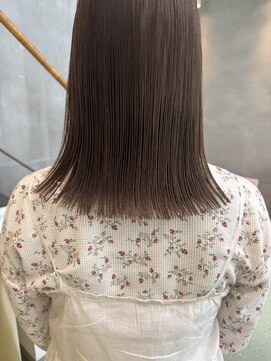 オーダーワン(OORDER1) #ラベンダーグレージュ　#切りっぱなし