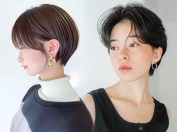アルバム 新宿(ALBUM SHINJUKU)の写真/可愛いショートにしたい!思い通りの形にならない悩みを改善♪[前髪/顔周りカット/艶髪/新宿駅]