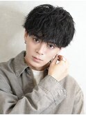 マッシュ × ツイストスパイラルパーマ