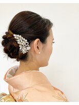 グレースバイハピネス(grace by happiness)&nbsp;大人和装ヘアセットミルクブラウン