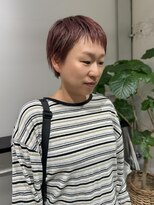 クリアーオブヘアー 栄南店(CLEAR of hair)&nbsp;ベリーショート×ピンクベージュ