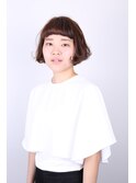 ワイドバング大人ショートボブ