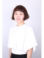 トランク ヘアー デザイン(tranq hair design) ワイドバング大人ショートボブ