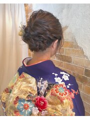 着物ヘアセット【Stylist西田】