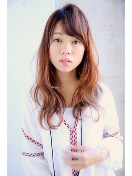 リル(Lilou) 【Lilou】大人かわいい ヴェールウェーブ グラデーションカラー