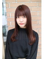 サロンドミルク 原宿(salon de MiLK)&nbsp;【salon de MiLK 原宿】イルミナピンクベージュ×つやワンカール