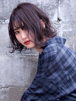 アトリエ フェム(atelier.fem)&nbsp;baLon.fem ダークグレーバイオレット×スノーハイライト