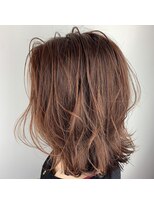 ヘアーメイク Y-21 久地店(HAIR MAKE Y-21) ピンクブラウンカラー