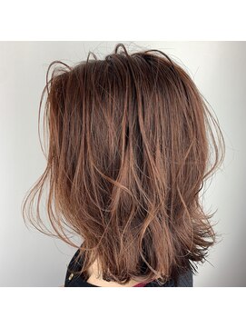 ヘアーメイク Y-21 久地店(HAIR MAKE Y-21) ピンクブラウンカラー