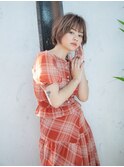 大人の愛されショートボブ