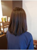 【お客様フォト】重軽ミディアムボブ&ビターなマットベージュ