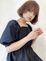 カナン 銀座(CANAAN)&nbsp;【ボブ】　レイヤー　ワンカール　マロンベージュ