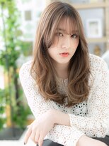 カバーヘア ブリス 川口(COVER HAIR bliss)&nbsp;センターパートインナーカラーウェーブ巻きa川口20代30代40代