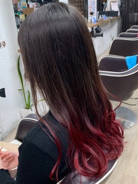 アスパイア(ASPIRE) ロング×チェリーピンク◇10代20代30代