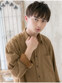 男前に仕上げる！抜け感ツーブロックマッシュd
