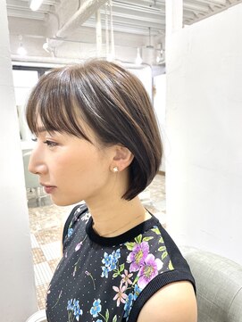 クリアリティ ヘアーサロン 京都駅前本店(clarity hair salon) 大人ボブ　ふんわりボブ　@1101_hairstyle ●106●