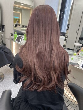 ロンド マーレ 天神大名店(Lond mare) イメチェン/チェリーブラウン/フェミニン/ダークアッシュ/束感