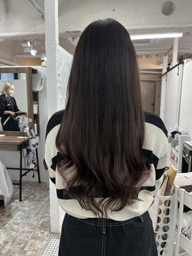 ハイエクステンション 京都駅前店(Hi-Extension) ブラック×くすみピンク @dresser_____ 009