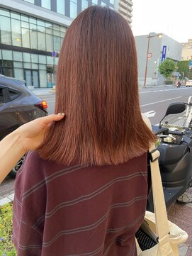 ボアップ(boappu) #オレンジブラウン#ブラウン#オレンジカラー#ミディアム