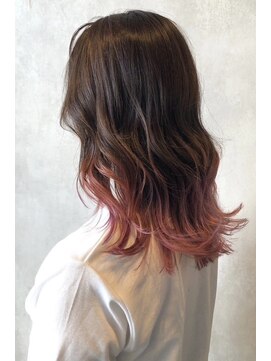 カミビト 奈良生駒店(KamiBito) 巻いてもかわいい裾カラー