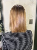 ブリーチの方にも髪質改善