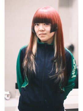 ディア(.eer) 【.eer/ディア】レイヤー/エンドカラー/ボルドー/心斎橋