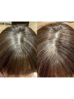 大人女性のお悩みを解消しながら、魅力を引き出すカラーをご提案。上品な色味・質感の仕上がりが大好評＊